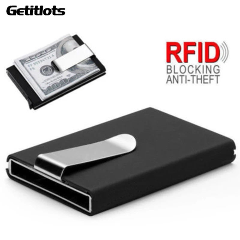 Card Case Minimalist - Designer Metal Card Wallet Business Credit