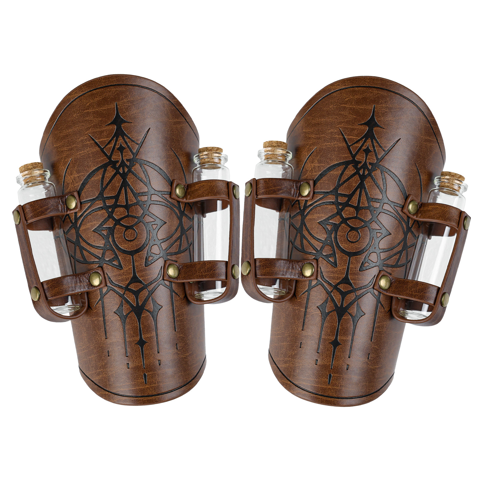 Men Accessories Wrist - Potion Bottle Holding Bracer Punk Wrist