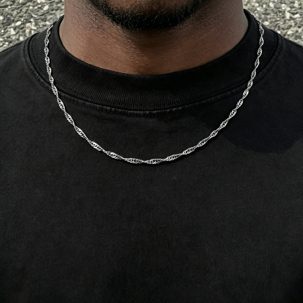 Hip Hop Stainless Steel Water  - Men Accessories Singapore ulasan dan harga