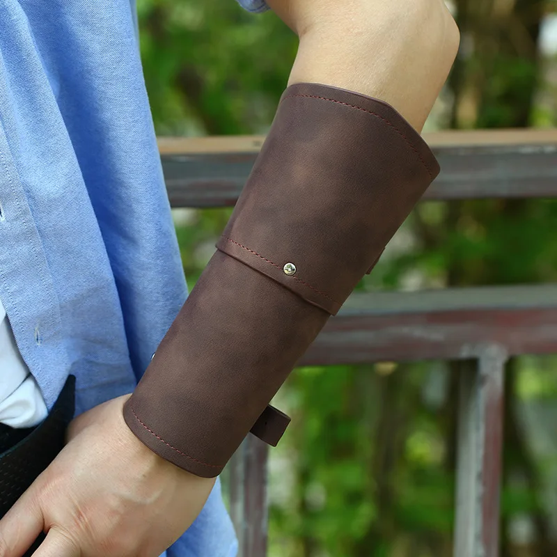 Medieval Armor Gloves Wide Cuf - Men Accessories Wrist ulasan dan harga