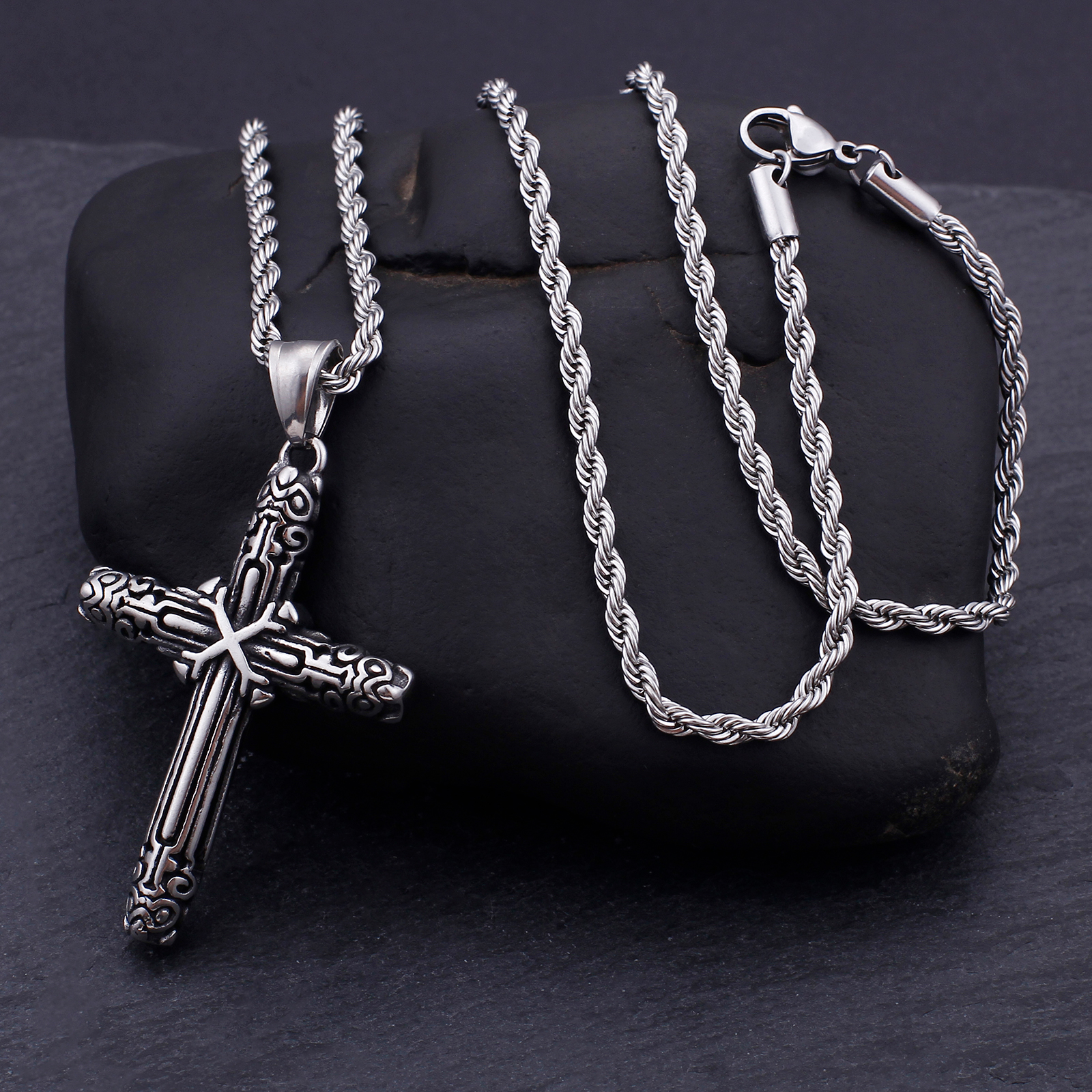 Fongten Retro Cross Blessing P - Men Accessories Singapore ulasan dan harga