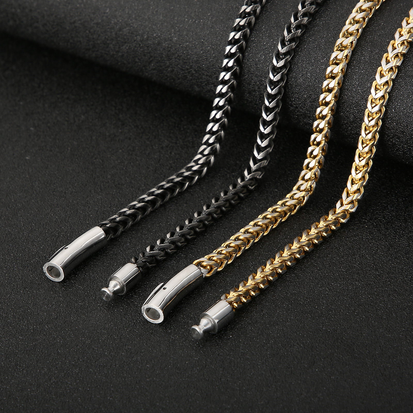 4mm Width Stainless Steel 68cm - Men Accessories Singapore ulasan dan harga