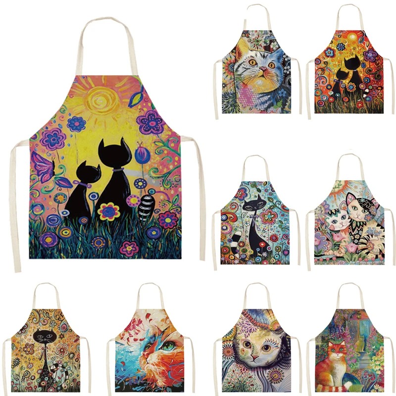 Retro Funny Cat Cartoon Cookin - Men Accessories Shop ulasan dan harga