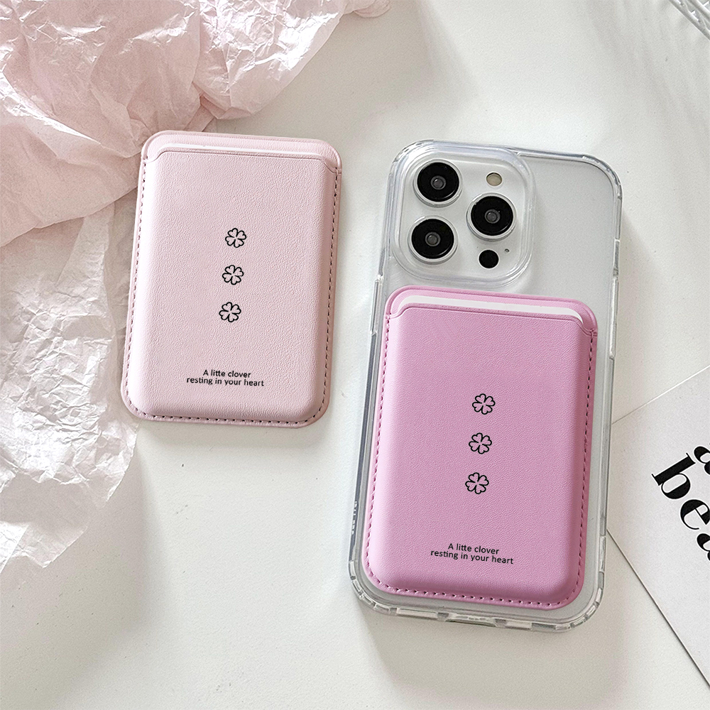 Lucky Clover Minimalist Phone  - Card Case Minimalist ulasan dan harga