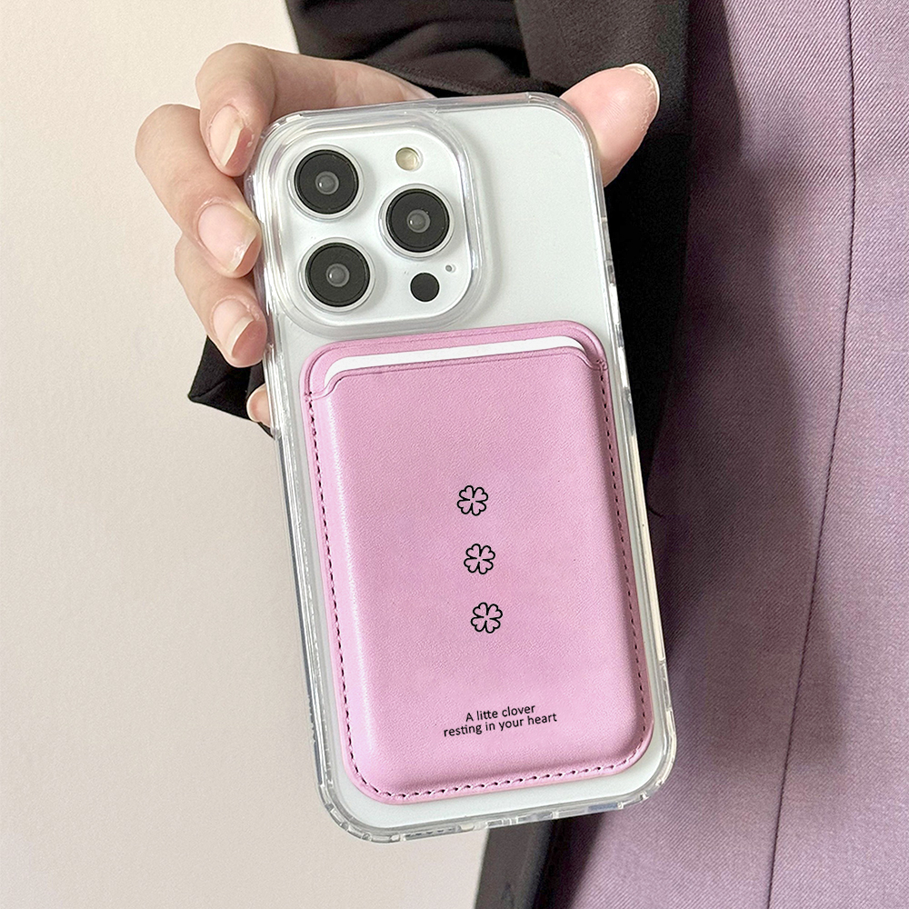 Lucky Clover Minimalist Phone  - Card Case Minimalist ulasan dan harga