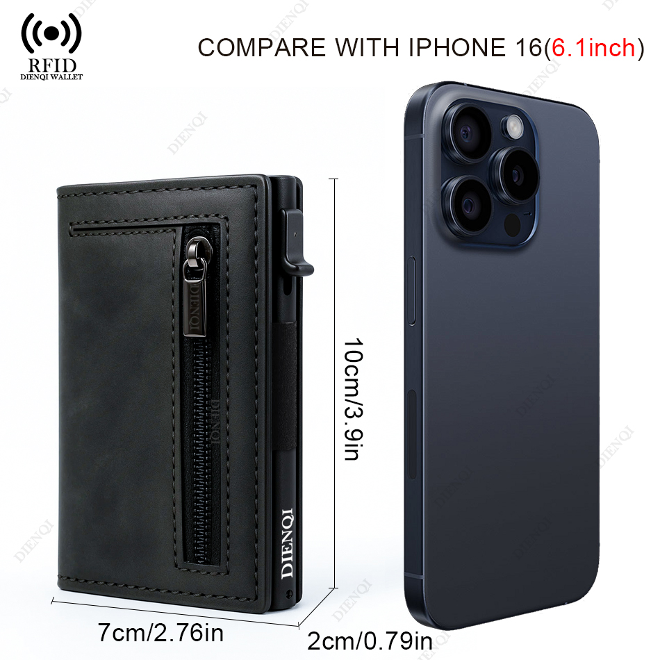 Magnetic Credit Card Holder Lu - Card Case Minimalist ulasan dan harga