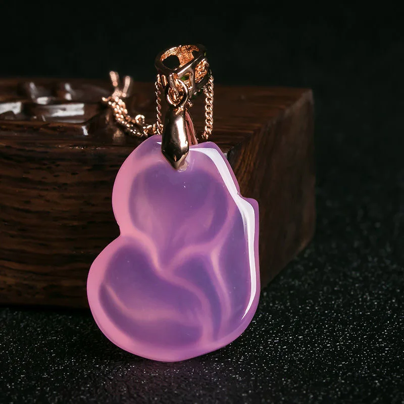 Natural Purple Agate Fox Penda - Men Accessories Wrist ulasan dan harga