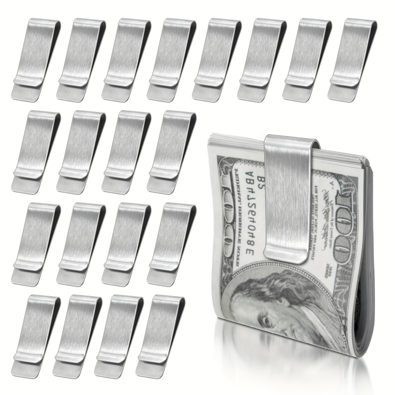 20PCS Stainless Steel Silver S - Card Case Minimalist ulasan dan harga