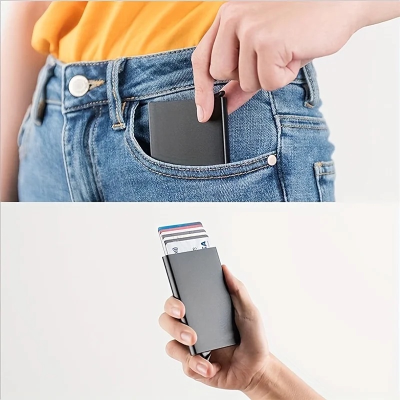 Smart Wallet Card Holder Metal - Card Case Minimalist ulasan dan harga