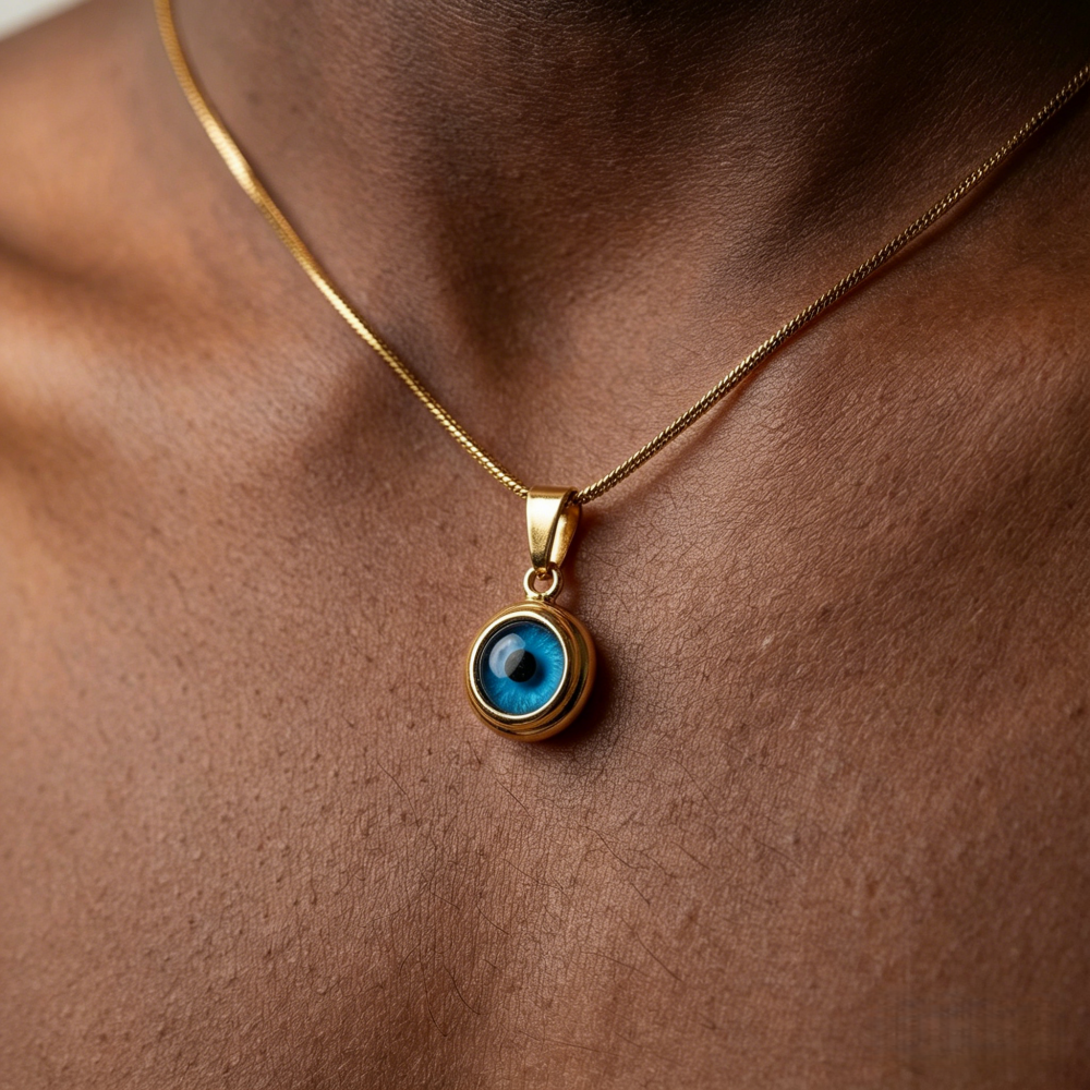 Simple Angel Eyes Pendant Neck - Men Accessories Singapore ulasan dan harga