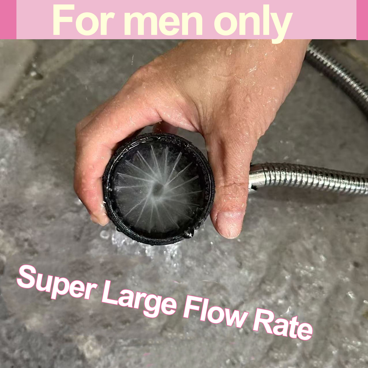 High Pressure Handheld Shower  - Men Accessories Wrist ulasan dan harga