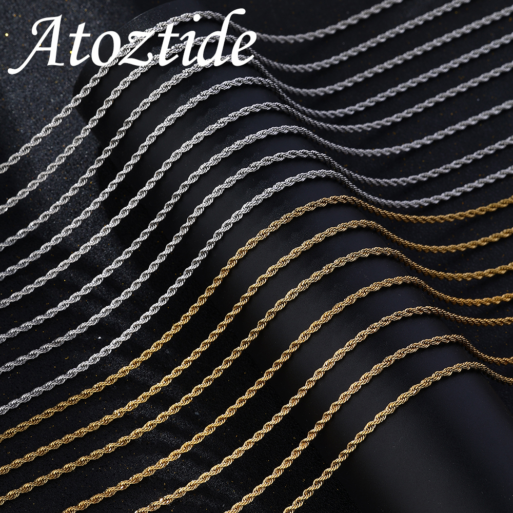 Atoztide Twisted Rope Chain Ne - Men Accessories Singapore ulasan dan harga