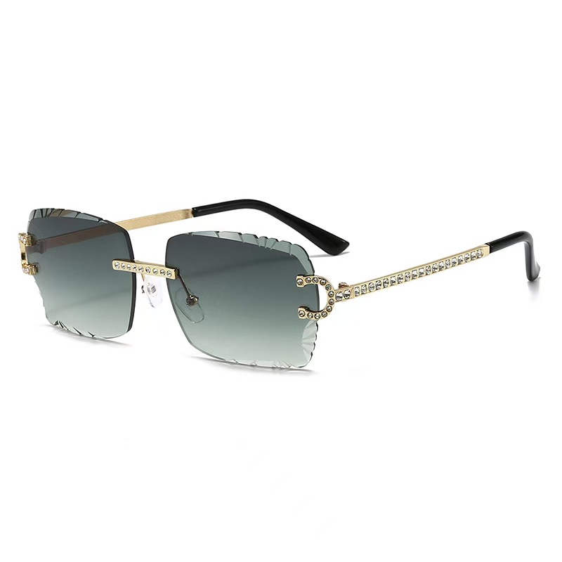 Fashion Rimless Square Sunglas - Men'S Accessories Glasses ulasan dan harga