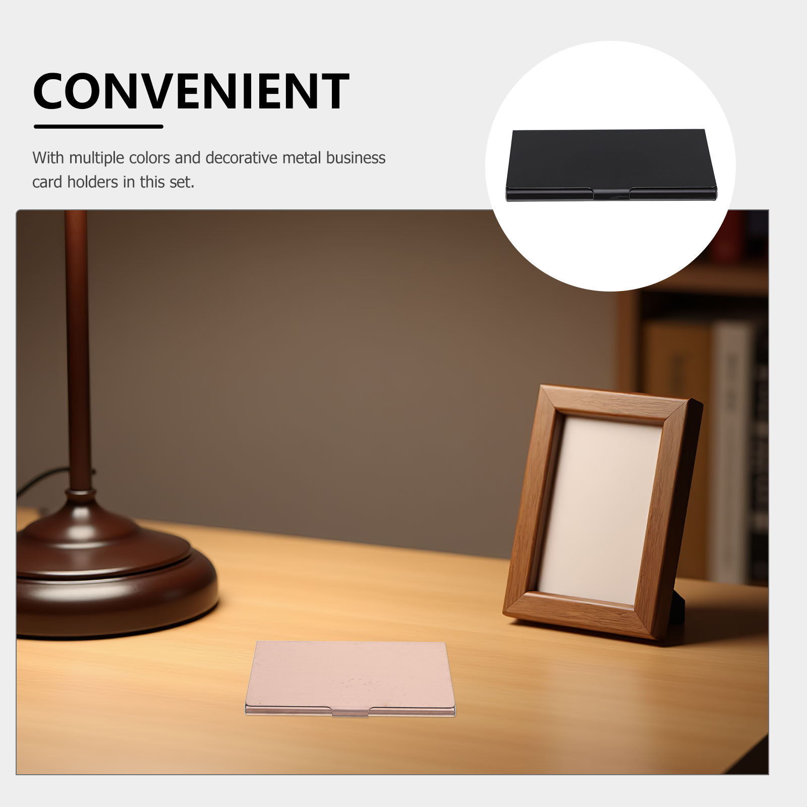 3Pcs Stainless Steel Business  - Card Case Minimalist ulasan dan harga