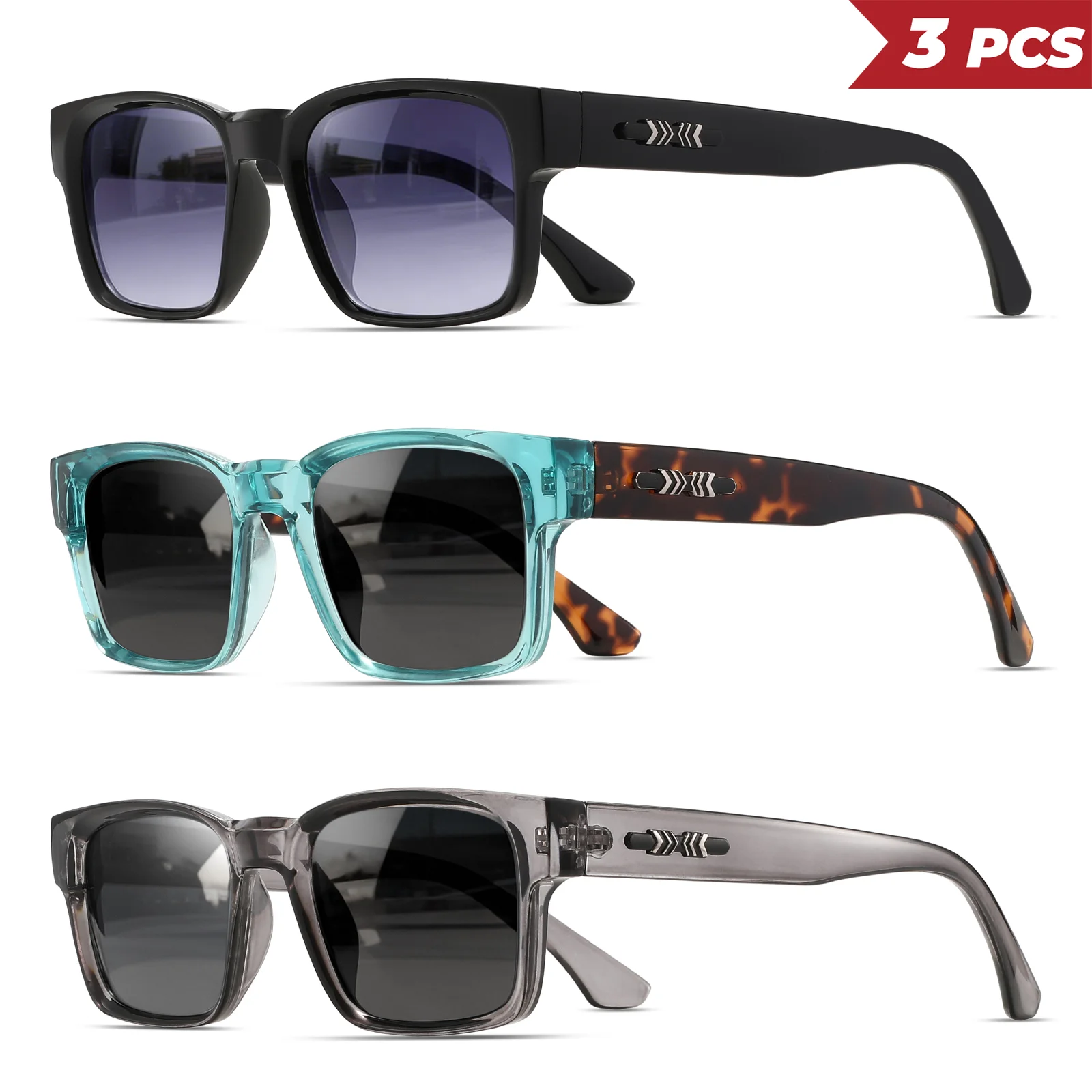 1/3PCS Oversize frame One-piec - Men'S Accessories Glasses ulasan dan harga