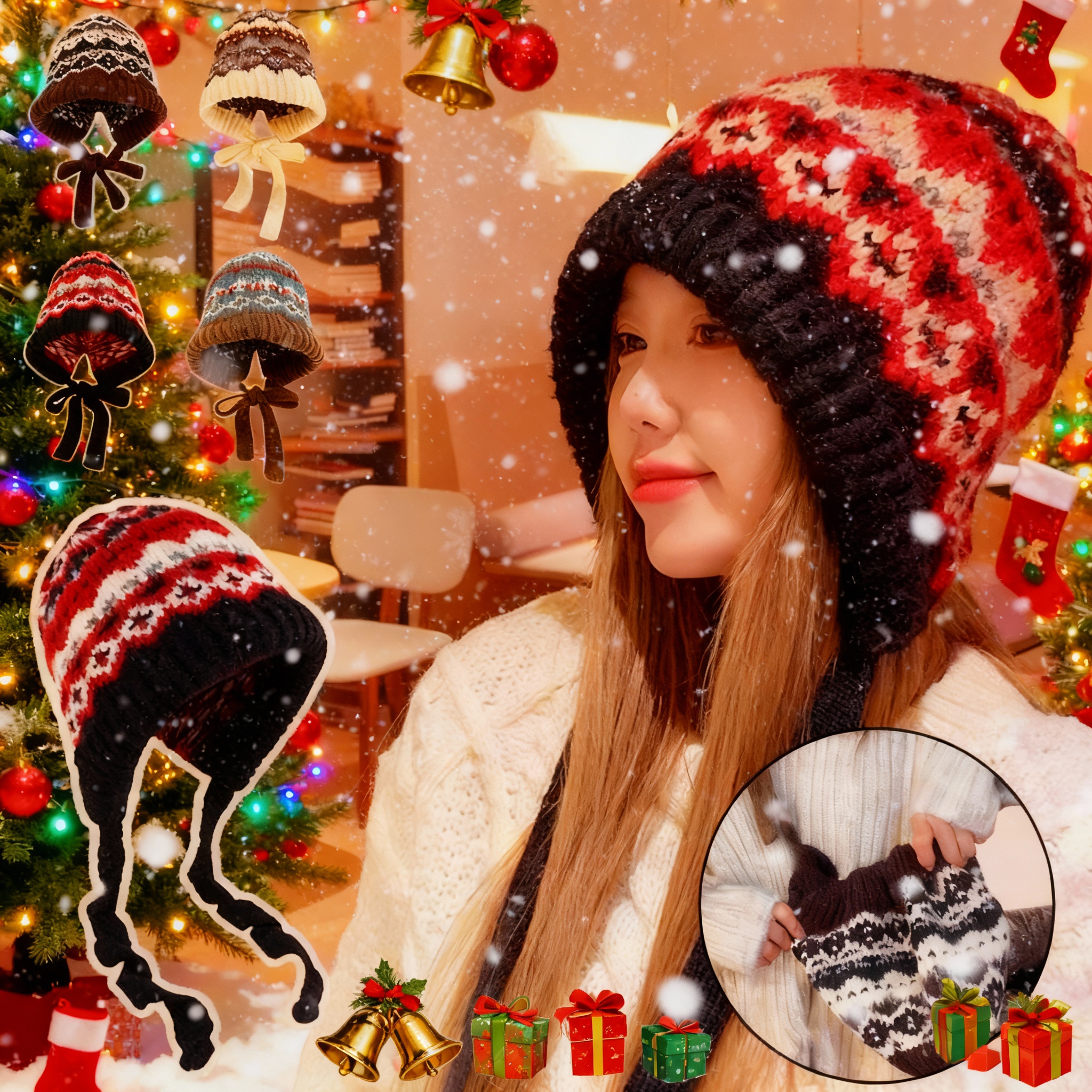 Warm Knitted Beanie Hat Winter - Men Accessories Shop ulasan dan harga