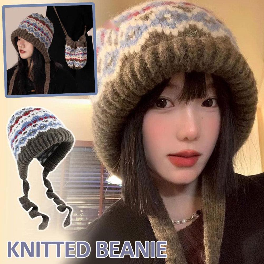Warm Knitted Beanie Hat Winter - Men Accessories Shop ulasan dan harga