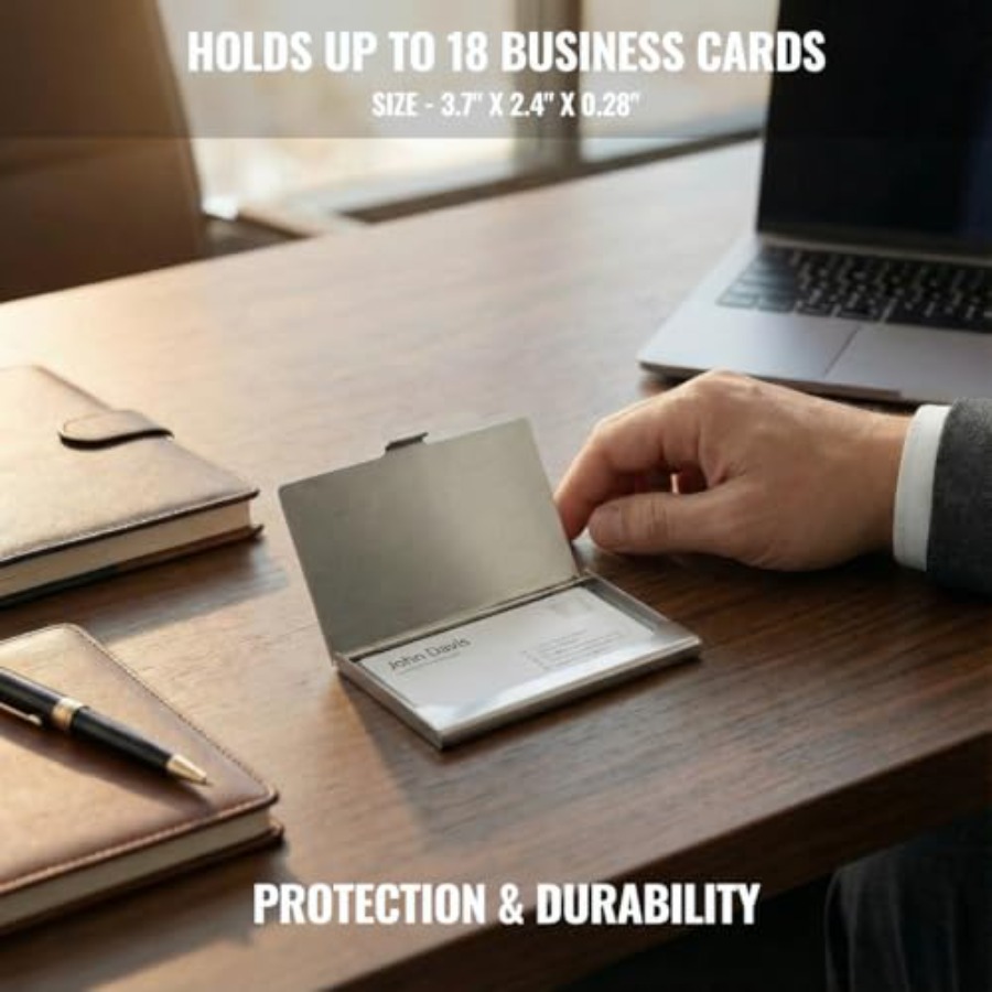 Business Card Holder, for Men  - Card Case Minimalist ulasan dan harga